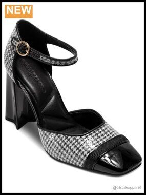 Closed Toe Block Heel Ankle Strap Dress Pump Parisian Style